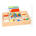 most popular kids toy shopping match education game OEM wooden children toys MDD-1028